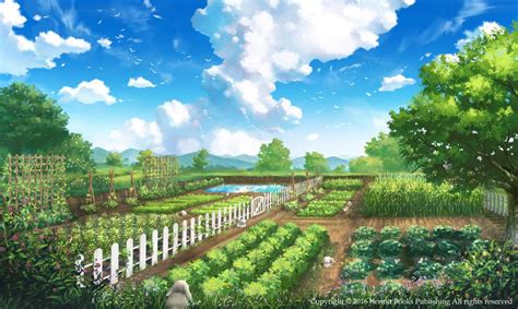 Garden By Zhowee14 On Deviantart Anime Scenery Cottagecore
