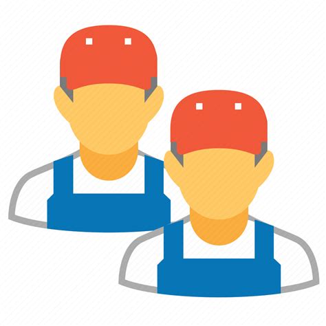 Industry Service Staff Team Work Worker Workers Icon Download