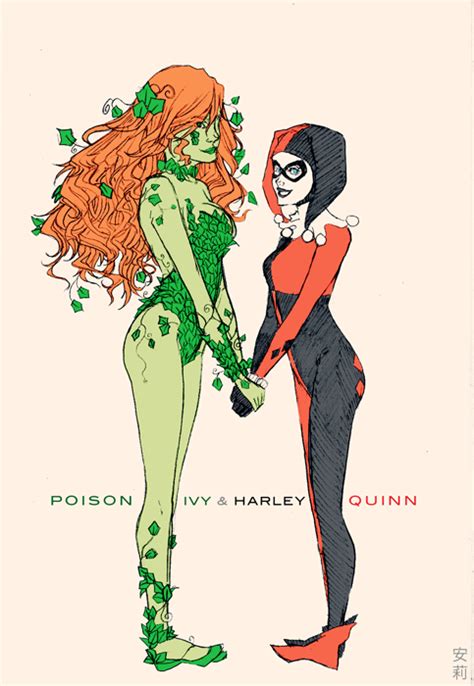 Poison Ivy Harley Quinn By Ahnri On Deviantart