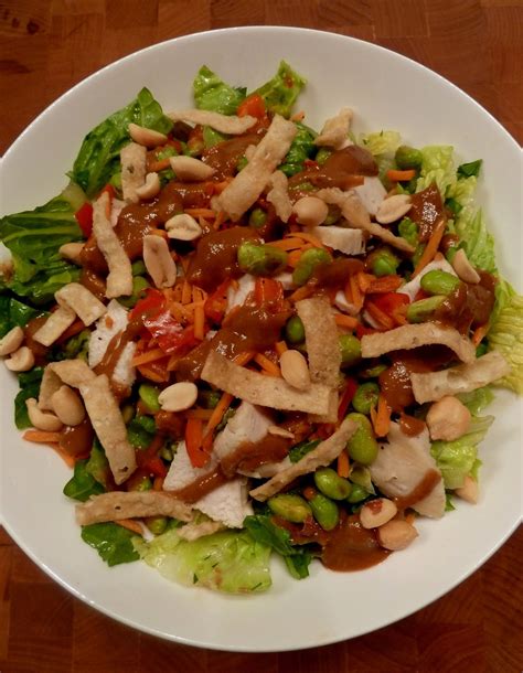 Cracked Pepper Thai Chicken Salad Copy Cat Panera Spicy Thai Salad