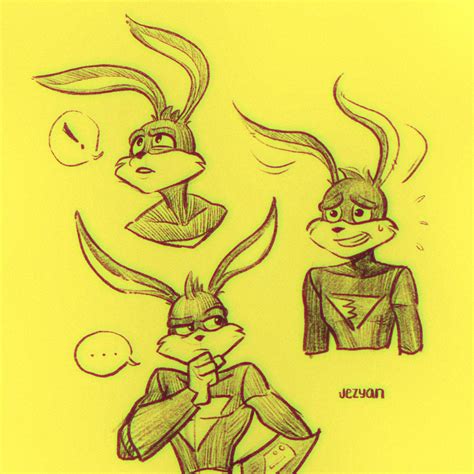 Lexi Bunny Ace Bunny Danger Duck Anthro Artist Warner Bros Animation