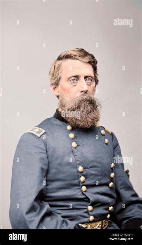 Civil War General Jefferson C Davis Of The Union Army Circa 1860
