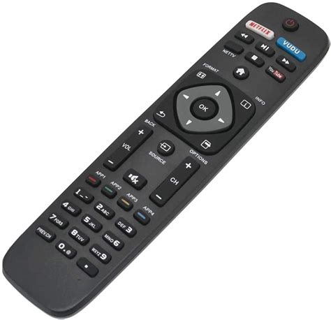 Brand New Remote Control For Philips Smart Tv Nh500up Replacement For