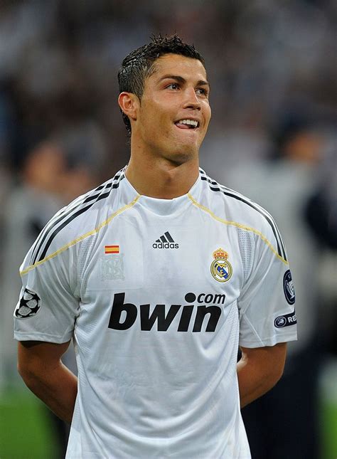 Madrid Spain September 30 Cristiano Ronaldo Of Real Madrid Smiles