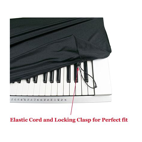 Keyboard Dust Cover For 61 76 And 88 Key Keyboard With Free Piano Ebook