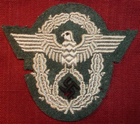 Ww2 German Police Sleeve Eagle 200 D 9a26c 57 5500 Soldiers Museum Buyselltrade