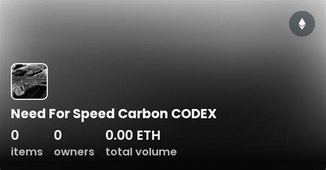 Need For Speed Carbon Codex Collection Opensea