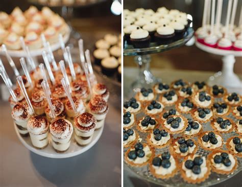 Cocoa And Fig Barn Wedding Mini Dessert Table And 2 Tier