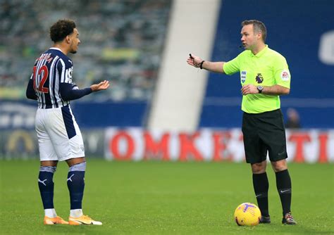 Videos you watch may be added to the tv's watch history and influence tv. West Brom Yellow Cards / Referee Michael Oliver Shows James Mclean West Editorial Stock Photo ...