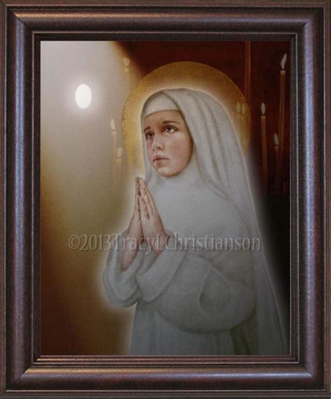 Bl Imelda Lambertini Framed Portraits Of Saints