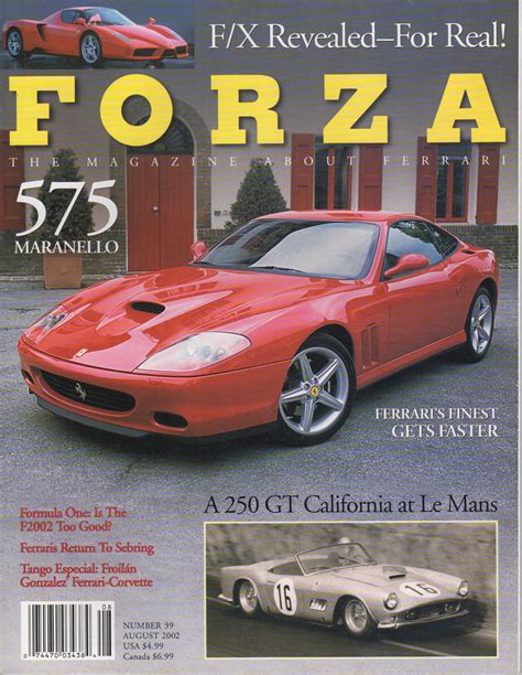 Forza The Magazine About Ferrari 039 Albaco Collectibles