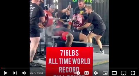 All Time World Record Bench Press Strategiestd Davis Joshstrength