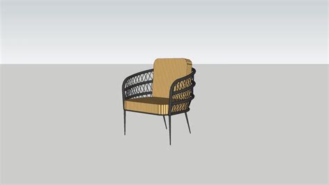 Rattan Sedia Armchair Primus Outdoor Furniture 3d Warehouse