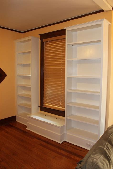 Custom Bookcase With Window Seat By Cristofir Bradley Cabinetry