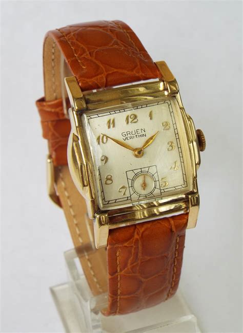 Gents 1950s Gruen Veri-thin Wrist Watch | 560193 | Sellingantiques.co.uk