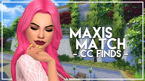 The Sims 4 Custom Content Finds Maxis Match Hairstyles Youtube