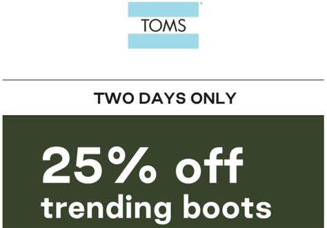 Toms Canada Online Offers Save 25 Off Trending Boots With Coupon Code