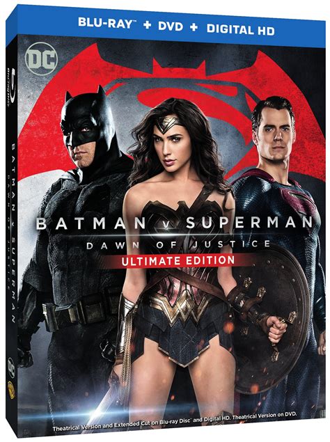 Batman V Superman Ultimate Edition Trailer Blu Ray