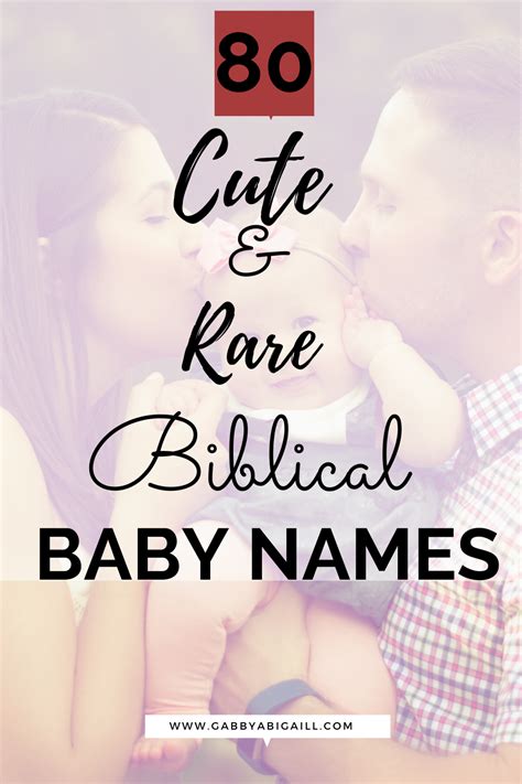 80 Cute Rare Biblical Baby Names GABBYABIGAILL Baby Names