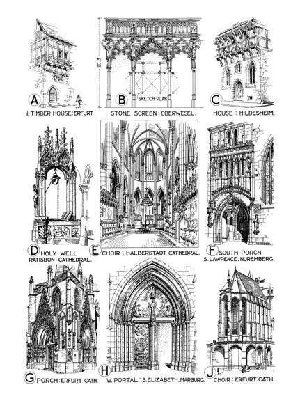 Examples Of Gothic Architecture From Central Europe Riba Pix