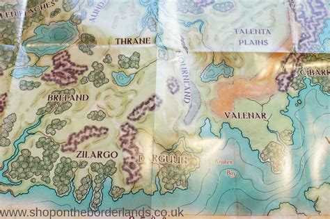 Poster Map Of Khorvaire 1 Eberron Map For Dandd 3rd35th Edition