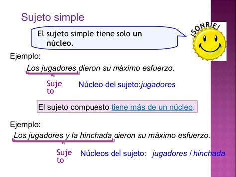 Ppt El Sujeto Y El Núcleo Del Sujeto