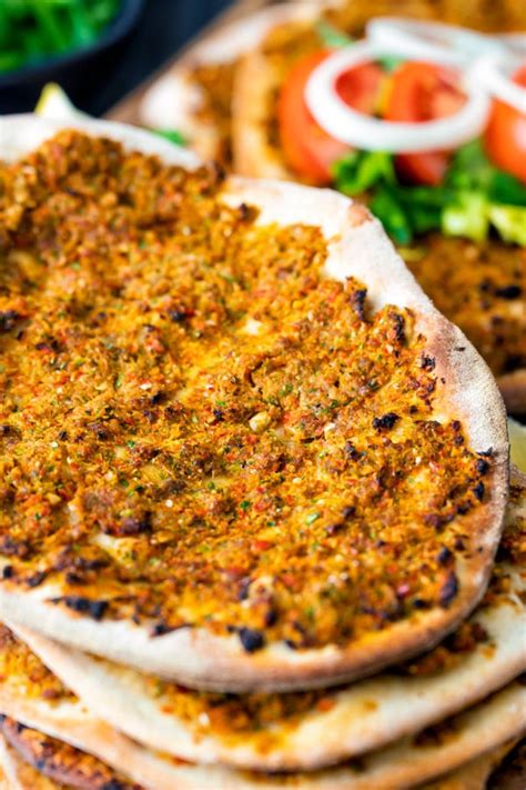 Lahmacun Turkish Pizza Recipe Curious Cuisiniere