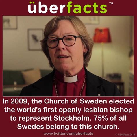 Uberfacts On Twitter In 2009 The Church Of Sweden Elected The World