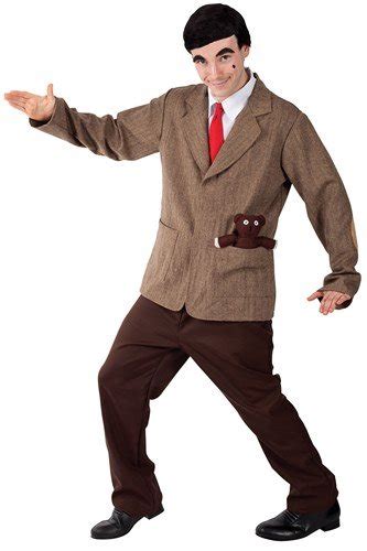 Buy Mr Bean Mens Fancy Dress Complete Costume Size Xl Online At