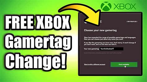 How To Change Xbox Gamertag For Free Pick Any Xbox Live Name Youtube