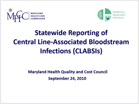 Statewide Reporting Of Central Line Associated Bloodstream Infections