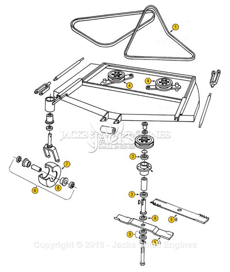 Kubota Mower Deck Belt Diagram Diagram For You