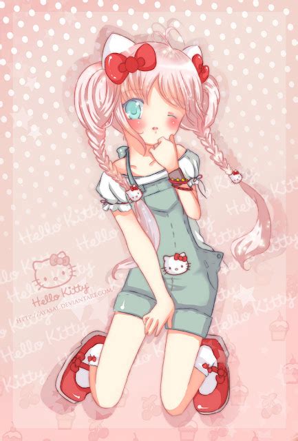 Hello Kitty Anime Girls Animoe