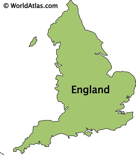England Map Country