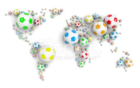 Soccer Ball World Map Stock Photo Royalty Free Freeimages