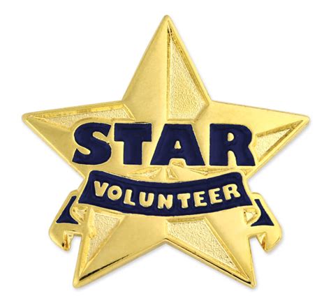 Star Volunteer Pin Pinmart