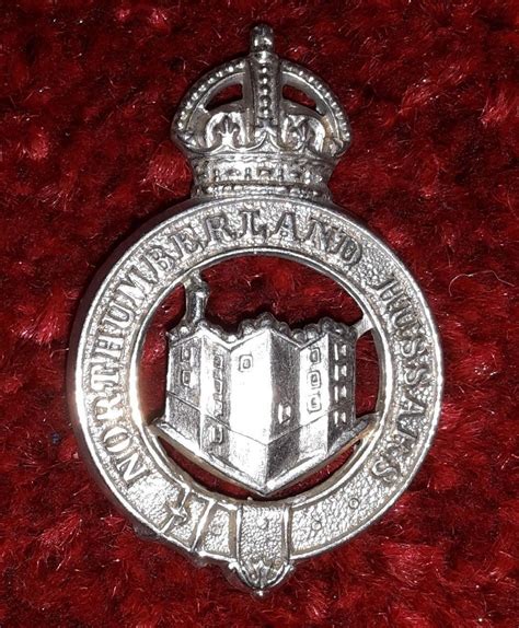 Northumberland Hussars Imperial Yeomanry Cap Badge Military Cap