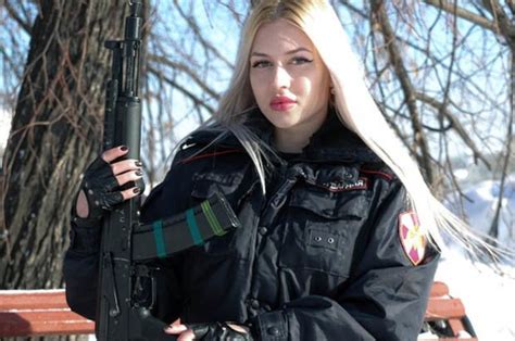 Russian Beauty Queen Crowned From Vladimir Putin S National Guard Daily Star