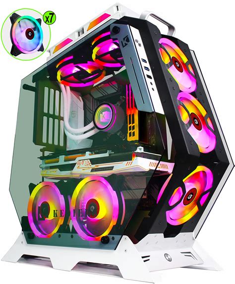 Buy Kedierspc Case Atx Tower Tempered Glass Gaming Pc Open Frame With