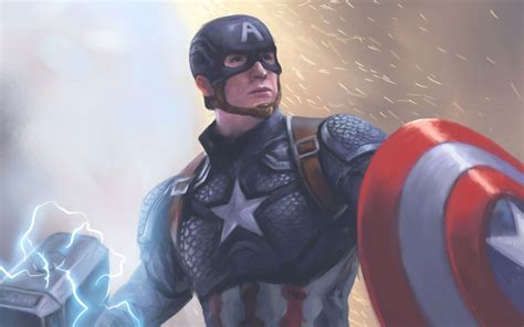 Hammer With Captain America Wallpapers Wallpaper Cave
