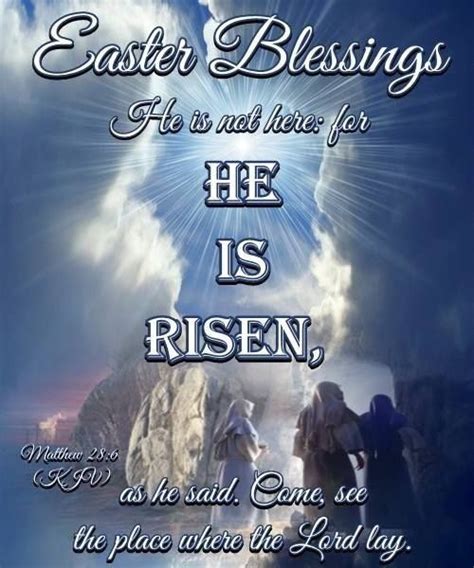 Easter Blessings He Is Risen Pictures Photos And Images For Facebook