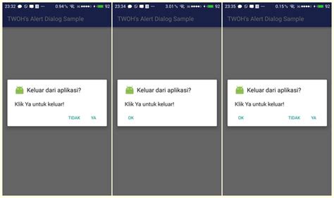 Tutorial Cara Membuat Alert Dialog Sederhana Di Android Twoh Co