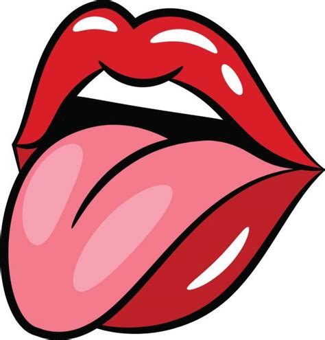 human tongue cartoon