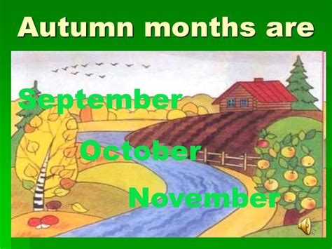 Seasons And Months Online Presentation