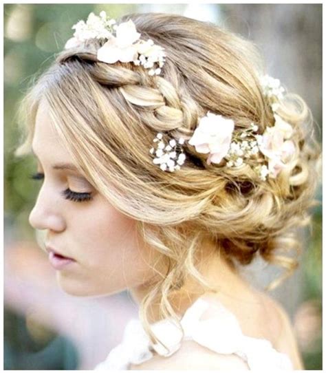43 Beautiful Ideas Wedding Hairstyles With Flowers Wedding