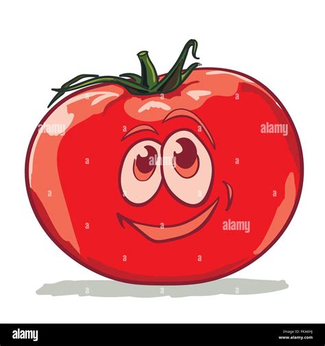 Tomate De Dibujos Animados Imagen Vector De Stock Alamy