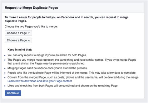 How to Merge 2 Facebook Pages | Combine Facebook Business ...