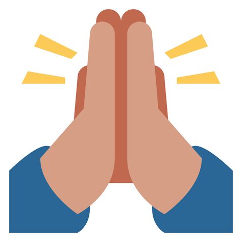 Praying Hands Emoji Art