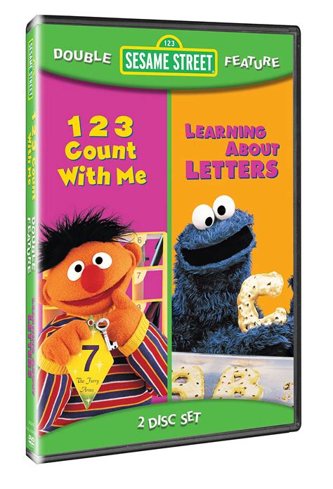 Buy Sesame Street Double Feature 123 Count With Me Learning About