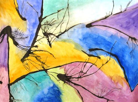 The Creative Spirit Abstract Watercolor Painting Lesson